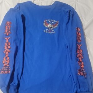 Harley-Davidson Blue Long Sleeve Tee